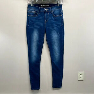 Express Jeans Mid Rise Supersoft Legging 2